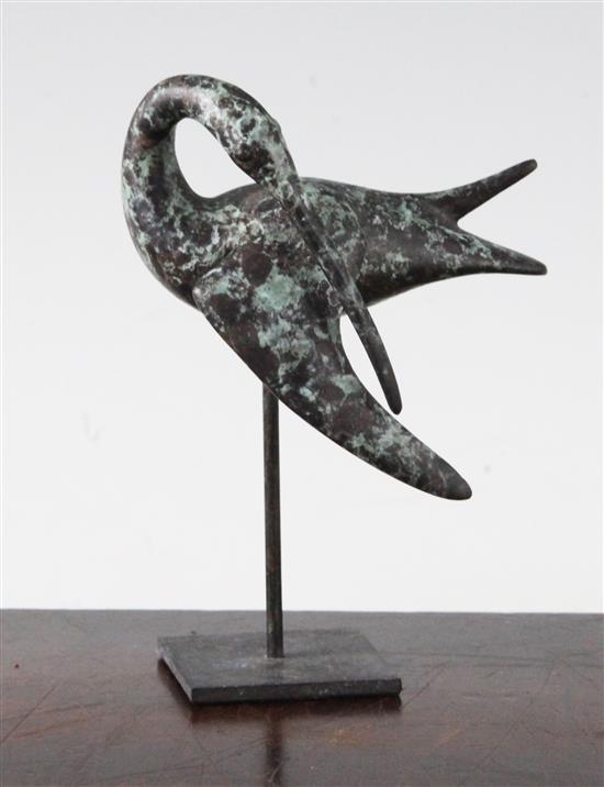 § Guy Taplin (B.1939) Miniature preening curlew, 1999, 4.5in.